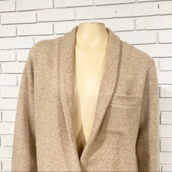 J.Crew Heather Mushroom Cocoon Sweater-Blazer - Size M - Picture 7 of 8
